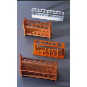 Ten-well polyethylene test tube rack